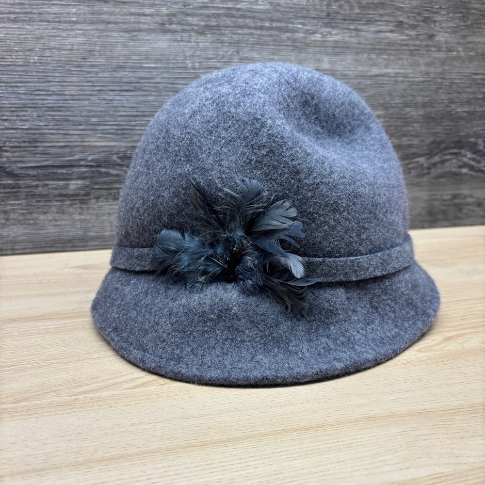 Pins & Needles Wool Cloche Hat Gray Womens